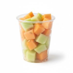 15PZ-MELONE Arancio a Pezzi Bicchiere 210 g