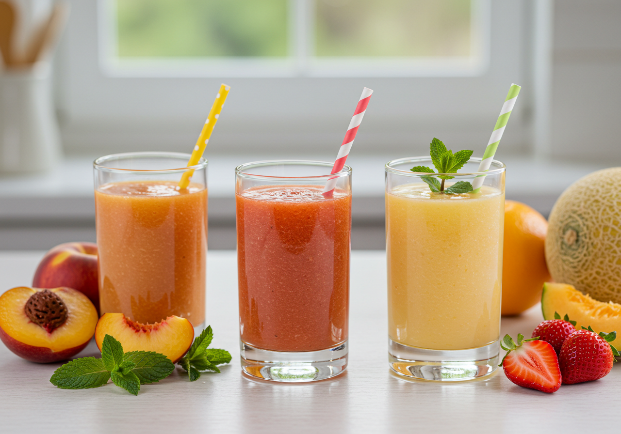 Frullati di frutta estivi: 3 ricette per colazione e merenda