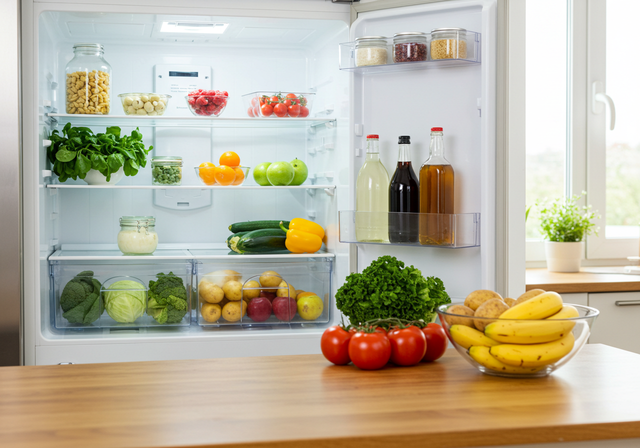 Frutta e verdura in frigo: cosa sì e cosa no