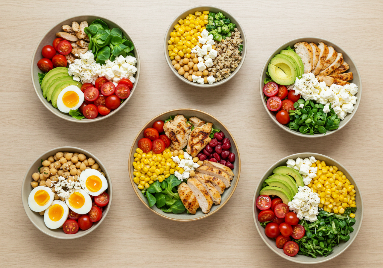 Insalatone estive: 6 idee per il pranzo veloce
