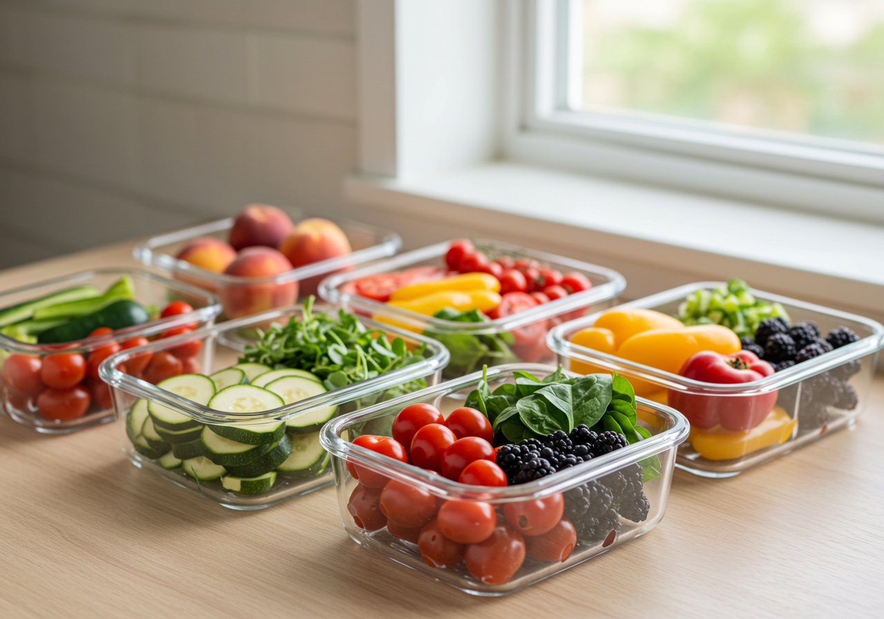 Meal prep estivo: la spesa intelligente per la settimana